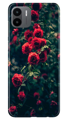 Red Rose Mobile Back Case for Redmi A1 (Design - 66)