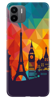 Eiffel Tower2 Mobile Back Case for Redmi A1 (Design - 91)