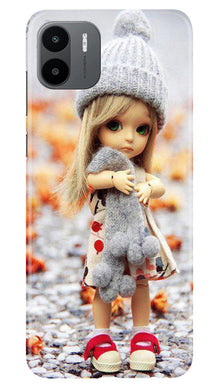 Cute Doll Mobile Back Case for Redmi A1 (Design - 93)