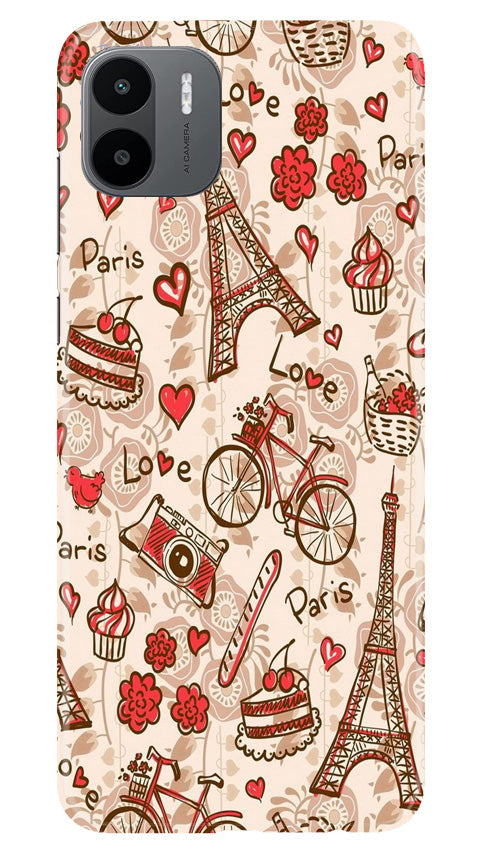 Love Paris Case for Redmi A1  (Design - 103)