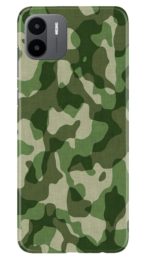 Army Camouflage Case for Redmi A1  (Design - 106)