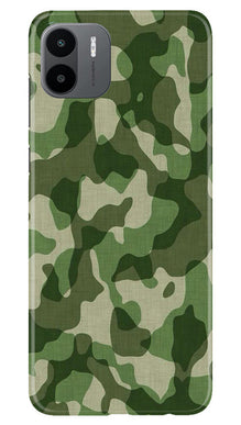 Army Camouflage Mobile Back Case for Redmi A1  (Design - 106)