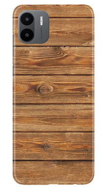 Wooden Look Mobile Back Case for Redmi A1  (Design - 113)