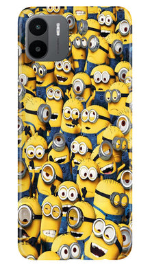 Minions Mobile Back Case for Redmi A1  (Design - 126)