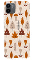 Leaf Pattern Art Case for Redmi A1  (Design - 132)
