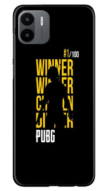 Pubg Winner Winner Mobile Back Case for Redmi A1  (Design - 146)
