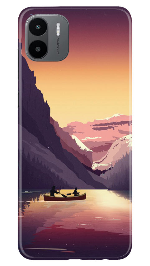 Mountains Boat Case for Redmi A1 (Design - 150)