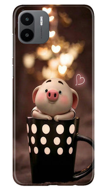 Cute Bunny Mobile Back Case for Redmi A1 (Design - 182)