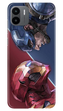 Ironman Captain America Mobile Back Case for Redmi A1 (Design - 214)
