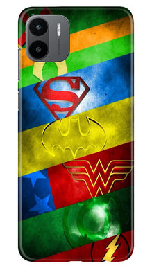 Superheros Logo Mobile Back Case for Redmi A1 (Design - 220)