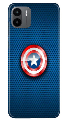 Captain America Shield Mobile Back Case for Redmi A1 (Design - 222)