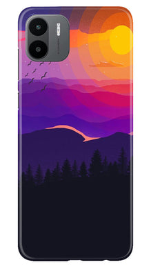 Sun Set Mobile Back Case for Redmi A1 (Design - 248)