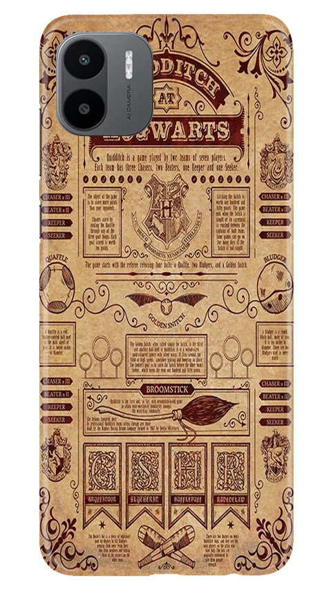 Hogwarts Mobile Back Case for Redmi A1 (Design - 266)