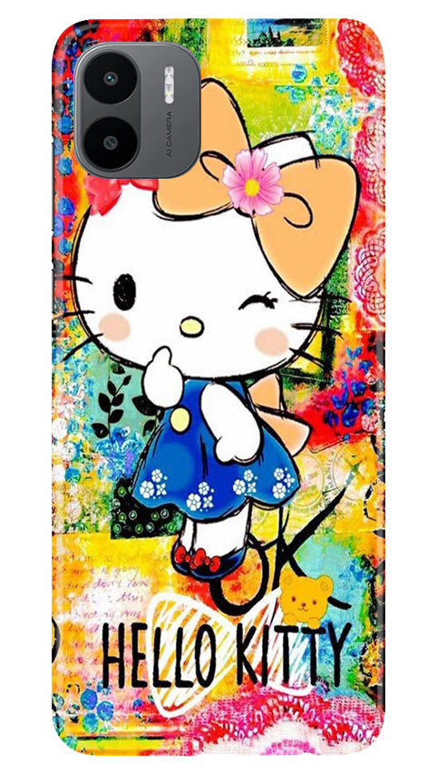Hello Kitty Mobile Back Case for Redmi A1 (Design - 321)