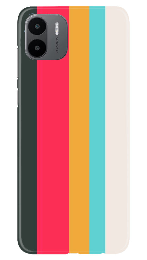 Color Pattern Mobile Back Case for Redmi A1 (Design - 328)
