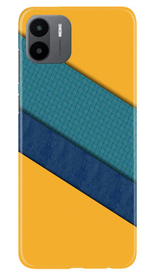 Diagonal Pattern Mobile Back Case for Redmi A1 (Design - 329)