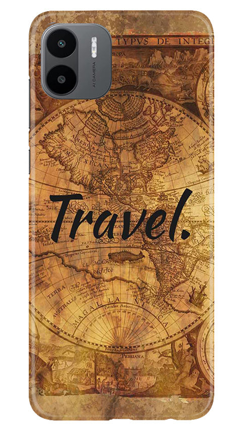 Travel Mobile Back Case for Redmi A1 (Design - 334)