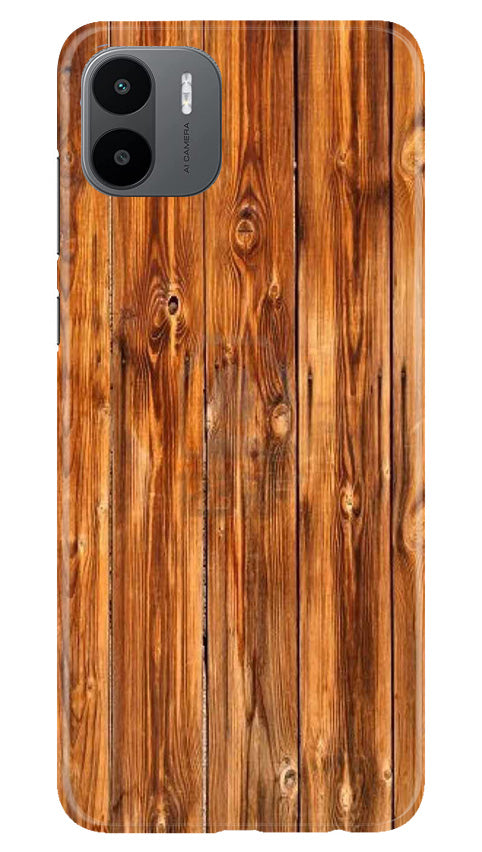 Wooden Texture Mobile Back Case for Redmi A1 (Design - 335)