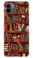 Book Shelf Mobile Back Case for Redmi A1 (Design - 348)