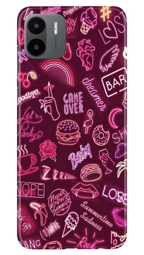 Party Theme Mobile Back Case for Redmi A1 (Design - 350)