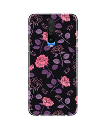 Rose Pattern Mobile Back Case for Redmi K30 (Design - 2)