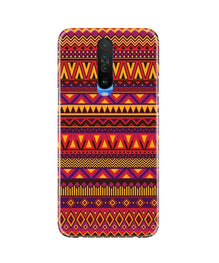 Zigzag line pattern2 Mobile Back Case for Redmi K30 (Design - 10)