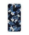 White flowers Blue Background2 Case for Redmi K30