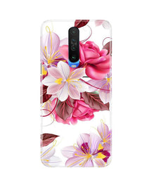 Beautiful flowers Mobile Back Case for Redmi K30 (Design - 23)