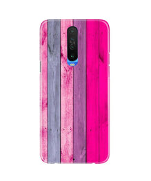 Wooden look Mobile Back Case for Redmi K30 (Design - 24)
