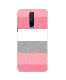 Pink white pattern Mobile Back Case for Redmi K30 (Design - 55)