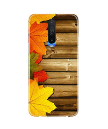 Wooden look3 Mobile Back Case for Redmi K30 (Design - 61)