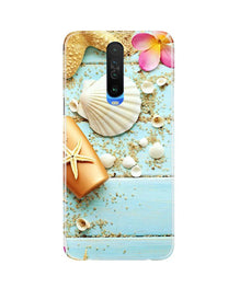 Sea Shells Mobile Back Case for Redmi K30 (Design - 63)