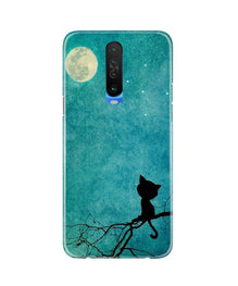 Moon cat Mobile Back Case for Redmi K30 (Design - 70)