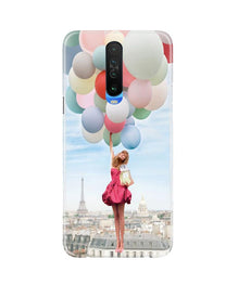 Girl with Baloon Mobile Back Case for Redmi K30 (Design - 84)