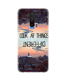 Look at things different Mobile Back Case for Redmi K30 (Design - 99)