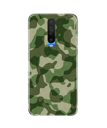 Army Camouflage Mobile Back Case for Redmi K30  (Design - 106)