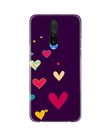 Purple Background Mobile Back Case for Redmi K30  (Design - 107)