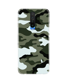 Army Camouflage Mobile Back Case for Redmi K30  (Design - 108)