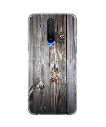 Wooden Look Mobile Back Case for Redmi K30  (Design - 114)