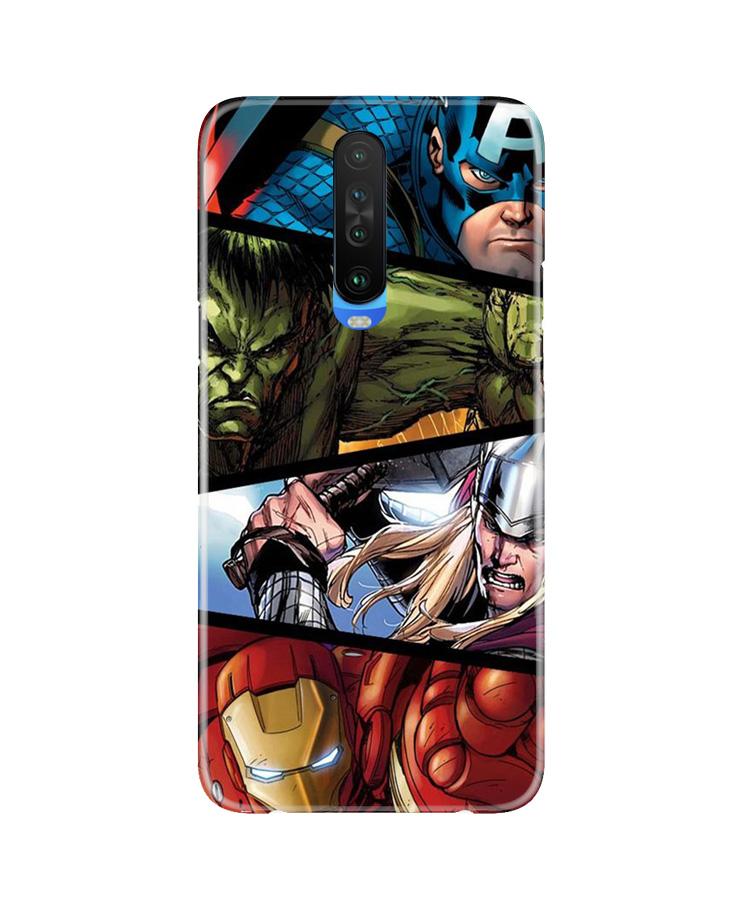 Avengers Superhero Case for Redmi K30  (Design - 124)