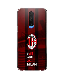 AC Milan Mobile Back Case for Redmi K30  (Design - 155)