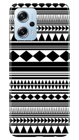 Black white Pattern Case for Redmi K50i