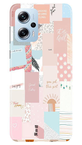 Shinny Blue Background Case for Redmi K50i