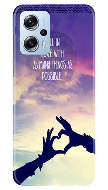 Fall in love Mobile Back Case for Redmi K50i (Design - 50)