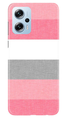 Pink white pattern Mobile Back Case for Redmi K50i (Design - 55)