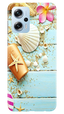 Sea Shells Mobile Back Case for Redmi K50i (Design - 63)