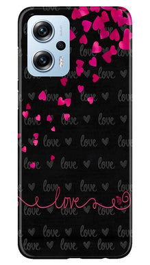 Love in Air Mobile Back Case for Redmi K50i (Design - 89)