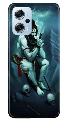 Lord Shiva Mahakal2 Mobile Back Case for Redmi K50i (Design - 98)