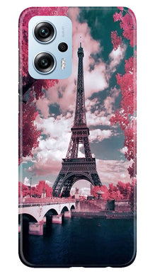 Eiffel Tower Mobile Back Case for Redmi K50i  (Design - 101)