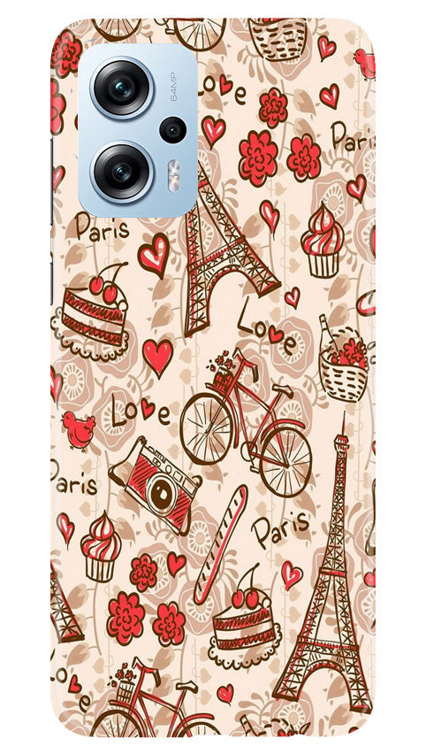 Love Paris Case for Redmi K50i(Design - 103)